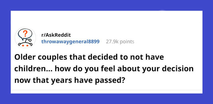Older Couple That Decided To Not Have Children Reveal If They Regret The Decision Now