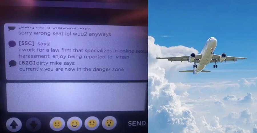 Woman Receives Disgusting Seat-To-Seat Messages On Flight By Group Of Guys