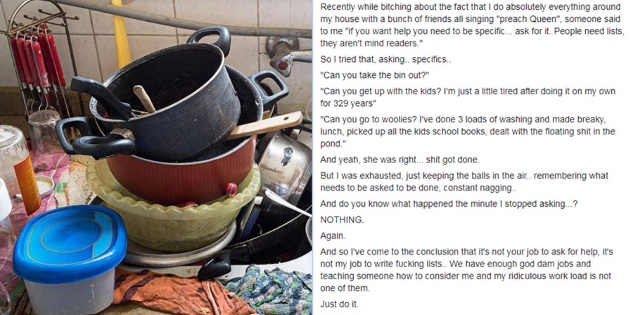 Do Husbands Still Expect Their Wives To Do All The Housework? Mom’s Post Resonated With Thousands