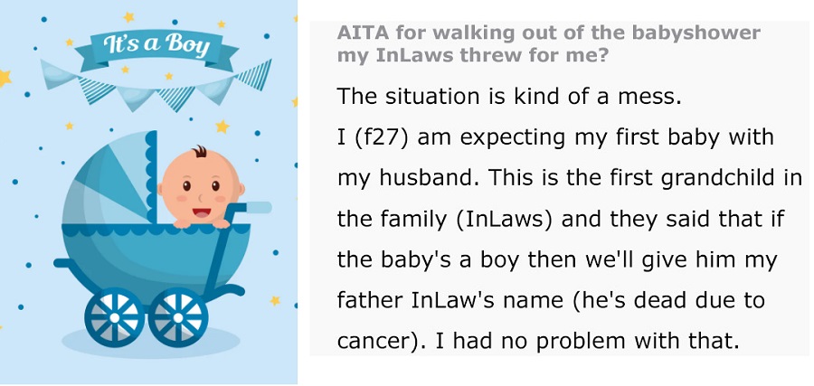 Woman Walks Out Of Her Own Baby Shower After In-Laws Don’t Like The Fact She’s Carrying a Girl