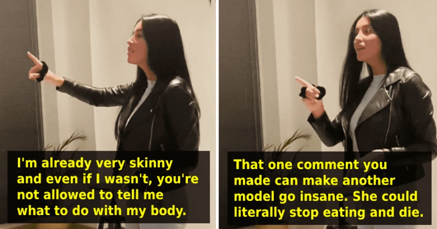 Model Confronts Photographer That Told Her Not To Eat For Two Weeks For a Photoshoot