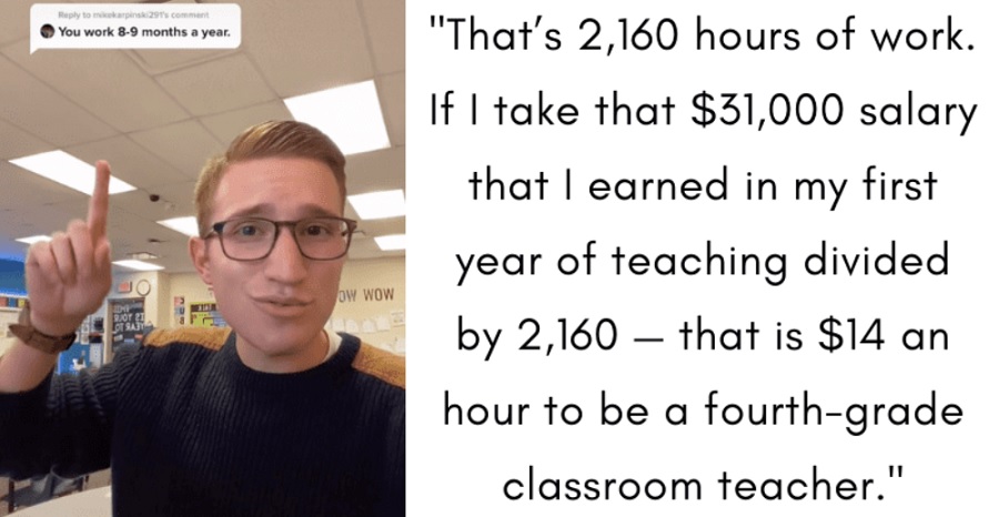 Fourth-Grade Teacher Responds To Comments That Teachers ‘Only Work 8-9 Months’ Per Year