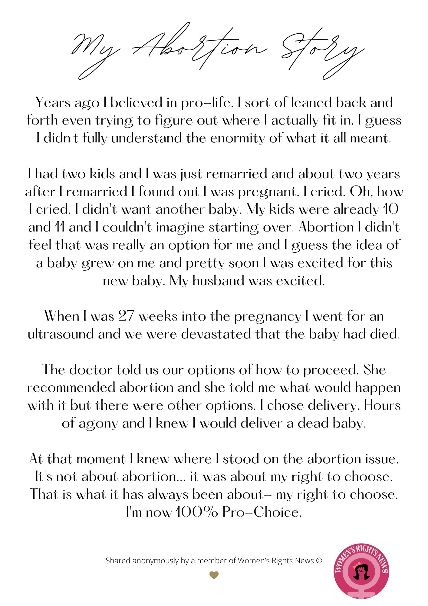 My Abortion Story #12