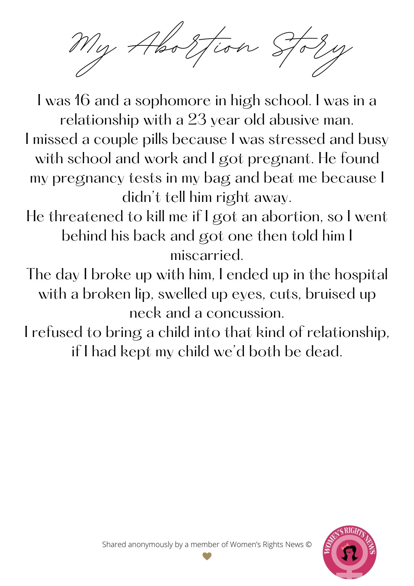 My Abortion Story #25