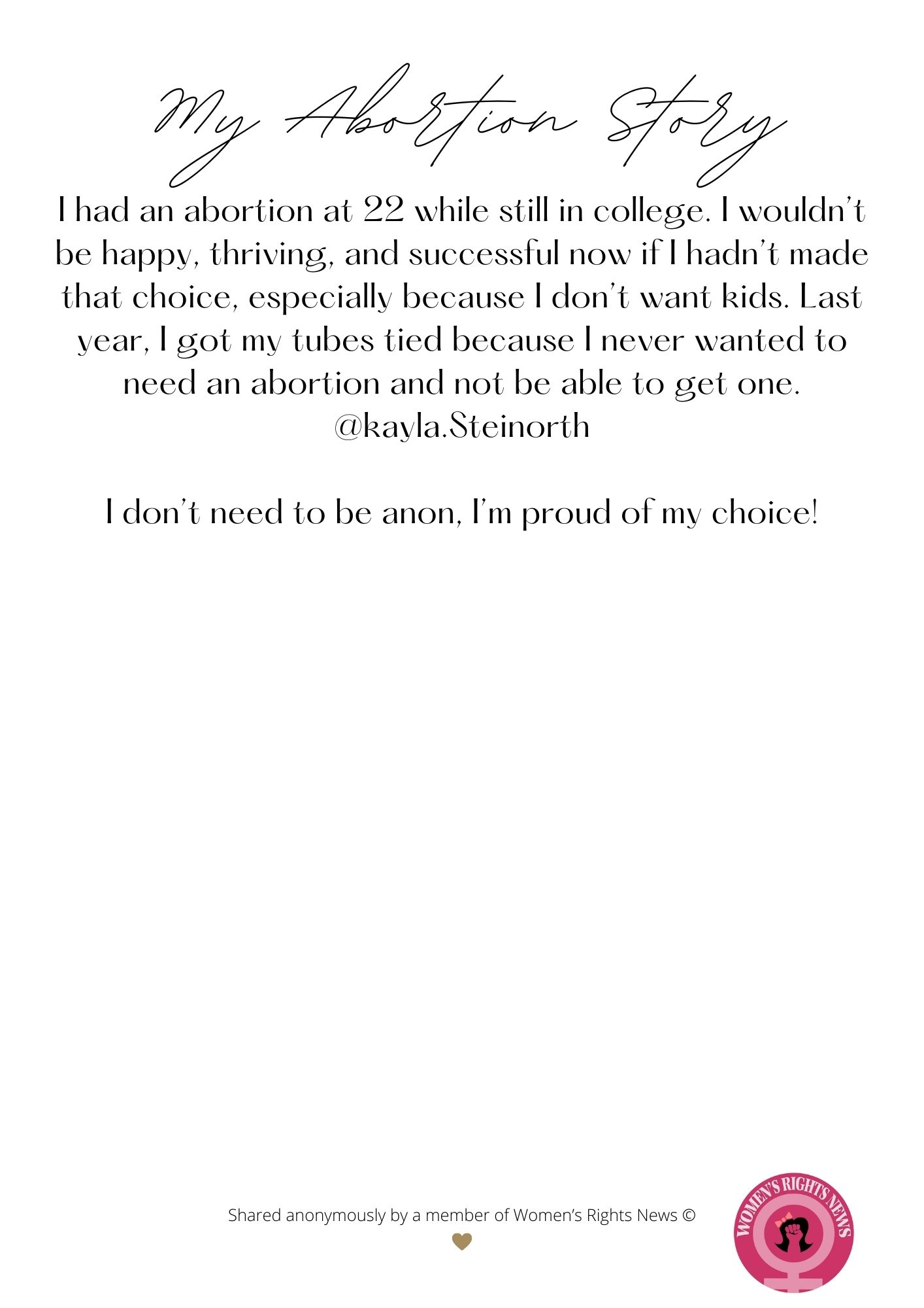 My Abortion Story #8